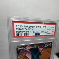 Pokemon TCG Charizard V SWSH050 Sword & Shield Promo Holo PSA 10 2020 - Image 4