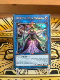 Yugioh Trickstar Bella Madonna Ultra Rare FLOD-DE038 - Image 1