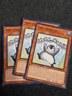 Yugioh! 3x First Penguin BPRO-EN030 Common 1st Ed NM - Image 1