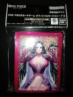Boa Hancock ONE PIECE Card Game Oﬃcial Card Sleeves 13 New Sealed Authentic - Image 1