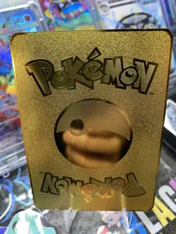 Gold METAL Charizard EX 223/197 Fan Art Card Collectible Display (w/Mag Sleeve) - Image 2