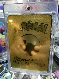 Gold METAL Charizard EX 223/197 Fan Art Card Collectible Display (w/Mag Sleeve) - Image 4