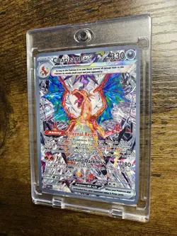 Gold METAL Charizard EX 223/197 Fan Art Card Collectible Display (w/Mag Sleeve) - Image 5