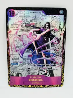 Goddess Story One Piece Boa Hancock #2 Manga DIY Doujin Kawaii Art Holo Card - Image 1