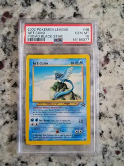 Pokemon TCG Articuno Black Star Promo 48 Non-Holo Card PSA 10 - Image 1