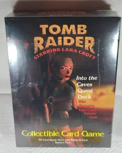Lara Croft Tomb Raider Collectible Card Game + Into the Caves + Flashlight + Pen - Image 4