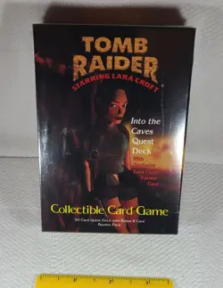 Lara Croft Tomb Raider Collectible Card Game + Into the Caves + Flashlight + Pen - Image 5