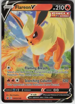 UR - 02 Holo Flareon V SWSH149 Promo SWSH: Sword & Shield Promo Cards - Image 1