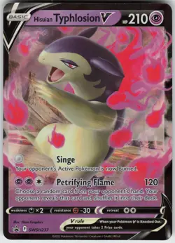 UR - 02 Holo Hisuian Typhlosion V SWSH237 Promo SWSH: Sword & Shield Promo Cards - Image 1