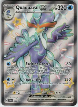UR - 02 Holo Quaquaval ex - 084 Promo SV: Scarlet & Violet Promo Cards - Image 1