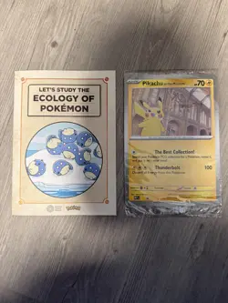 Pokemon X Natural History Museum Promo Card Pikachu At The Museum - Image 4