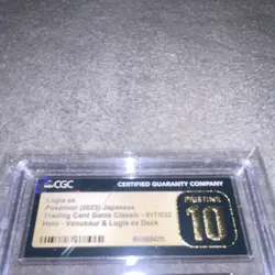 Pokemon Lugia ex 017/032 Trading Card Game Classic Holo Japanese CGC Pristine 10 - Image 2