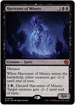 MTG Outlaws of Thunder Junction Harvester of Misery The BIG Score (Mythic) - Image 1