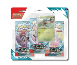 Tripack Pokemon EV9 : Aventures Ensembles - FR (Modele Aleatoire) - Image 1