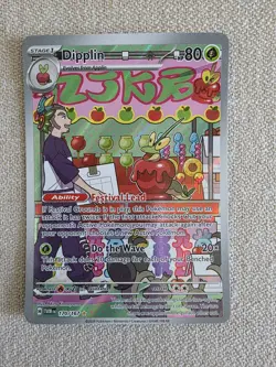 2024 Pokemon SV Twilight Masquerade TWM NM Dipplin Illustration Rare #170/167 - Image 1