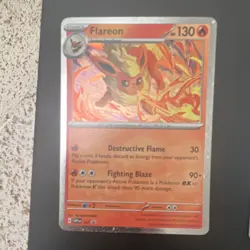 Pokemon TCG prismatic evolution Promo Lot - Flareon, Vaporeon, Jolteon Holo - Image 3