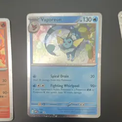 Pokemon TCG prismatic evolution Promo Lot - Flareon, Vaporeon, Jolteon Holo - Image 4