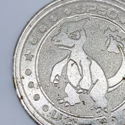 Pokemon Charmeleon Battle Coin Silver Nintendo Japanese Japan Very Rare Vintage - Image 4