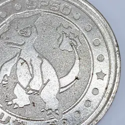 Pokemon Charmeleon Battle Coin Silver Nintendo Japanese Japan Very Rare Vintage - Image 5