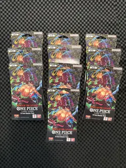 One Piece OP-06 Wings Of The Captain Blister Booster Packs English Lot of 10 - Image 1