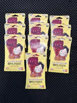 One Piece Op-07 500 Years In The Future Blister Booster Packs Lot of 10 - Image 1