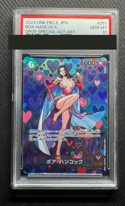 PSA10 Boa Hancock SP One Piece Card The New Emperor op07-051 OP09 Japanese Japan - Image 1