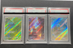 PSA 10 Pokemon Card Bulbasaur Charmander Squirtle AR 168/165 sv2a Japanese JPN - Image 1