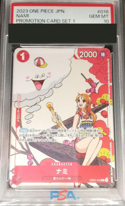 PSA 10 Nami One Piece Card OP01-016 Promo Matching Battle Japanese from Japan - Image 1