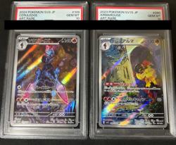 PSA 10 Set Armarouge AR sv1S 080 Ceruledge AR sv8 109 Pokemon Card Japanese JPN - Image 1