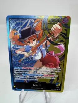 Nami (041) OP11-041 A Fist of Divine Speed Rare Full Art Holo One Piece Card New - Image 5