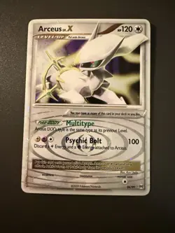 Arceus Lv. X 96/99 2009 Platinum Arceus Pokemon Card Nintendo Holo Rare NM/LP - Image 1