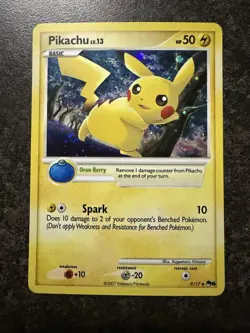 Pikachu - 9/17 - Holo Pop Series 6 Promo Rare - Pokemon Card - NM - Image 1