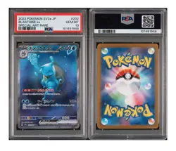 Blastoise ex 202/165 Sv2a: Pokemon Card 151 Holo (Japanese) PSA 10 - Image 1