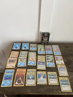 Vintage 1999 2000 Pokemon 57 Card Lot Full Art Halo Energy Poke Ball NM Lot !! - Image 1