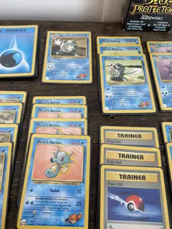 Vintage 1999 2000 Pokemon 57 Card Lot Full Art Halo Energy Poke Ball NM Lot !! - Image 4