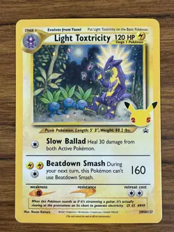 Light Toxtricity SWSH137 SWSH: Sword & Shield Promo Cards Holo (NM) - Image 1