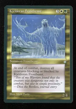 MAGIC KJELDORAN FROSTBEAST MTG ICE AGE - Image 1