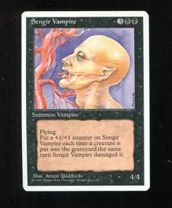 MAGIC SENGIR VAMPIRE MTG US 4th EDITION - MAX - Image 1