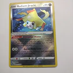 Radiant Jirachi 120/195 Pokemon TCG Sword & Shield - Silver Tempest Holo 2022 - Image 1