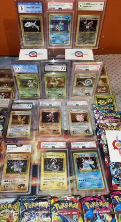 Lotto POKEMON VINTAGE BOX CON GRADATA/Booster/Charizard 1stEd Set Base/holo rare - Image 2