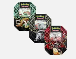 Pokemon TCG Destino di Paldea Tris Tin da Collezione ITA italiano SEALED nuovo - Image 1