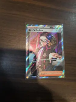 Boss’s Orders 256/217 Ultra Rare Full Art Pokemon TCG Ascended Heroes NM - Image 3