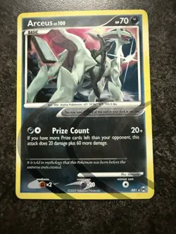 Pokemon TCG Arceus AR1 Arceus Set Holo Rare - Image 1