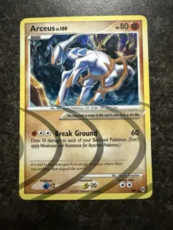 Pokemon TCG Arceus AR8 Arceus Set Holo Rare - Image 1