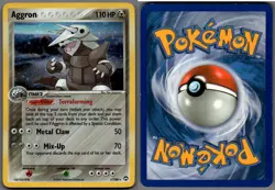 2007 Pokemon, EX Power Keepers, #1/108 Aggron, Holo Rare - Image 1