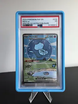 Pokemon TCG Mew ex SV: Paldean Fates Special Illustration Rare Holo PSA 1 - Image 1