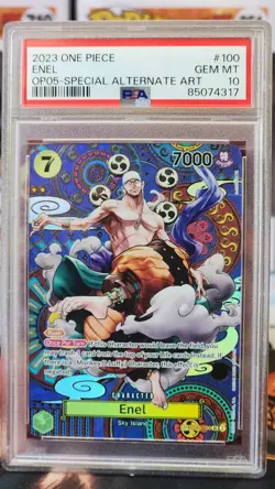 Enel SP OP05-100 SR - Awakening Of The New Era - One Piece English PSA 10 - Image 1