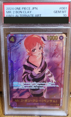 PSA 10 Mr. 2 Bon Clay EB01-061 SEC ONE PIECE CARD Japanese from Japan - Image 1