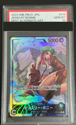 PSA 10 Jewelry Bonney OP07-019 L ONE PIECE Card 500 Years in the Future Japanese - Image 1