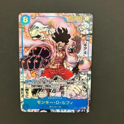 One Piece Card Luffy OP11-118 SEC A manga comic Super Parallel Gear4 Japanese JP - Image 1